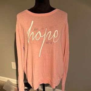 Peace love world light weight sweater size medium